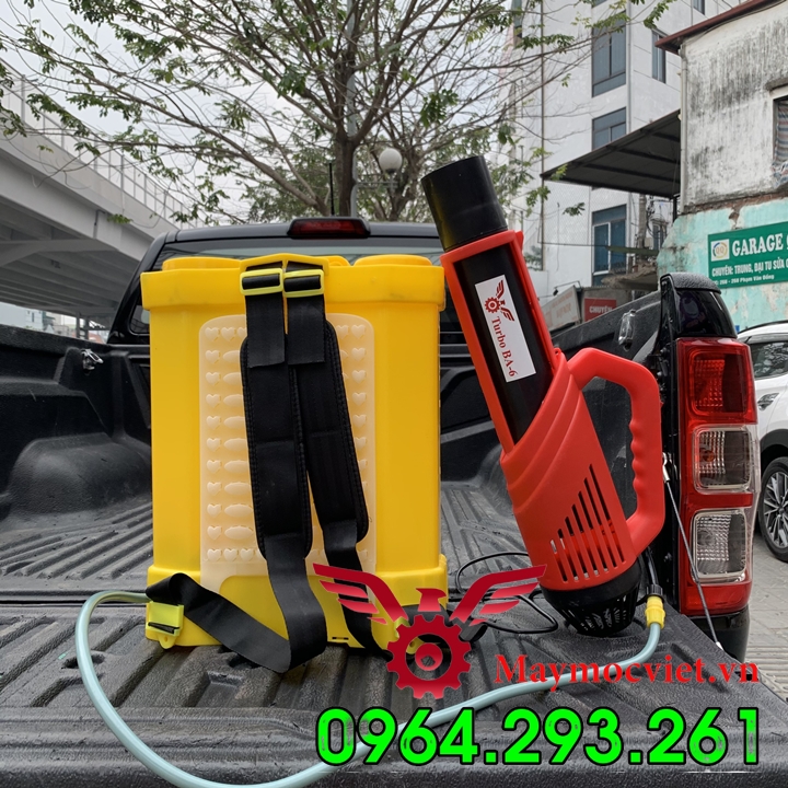 Máy phun diệt trừ nhện đỏ gây hại trên cây sâu riêng Turbo BA6