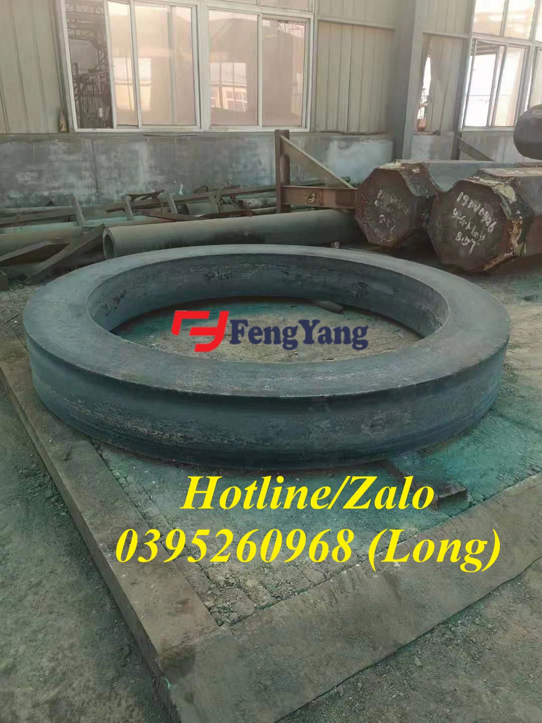 Vòng Rèn bề mặt thô hoặc tiện sáng, đảm bảo độ cứng, dung sai...