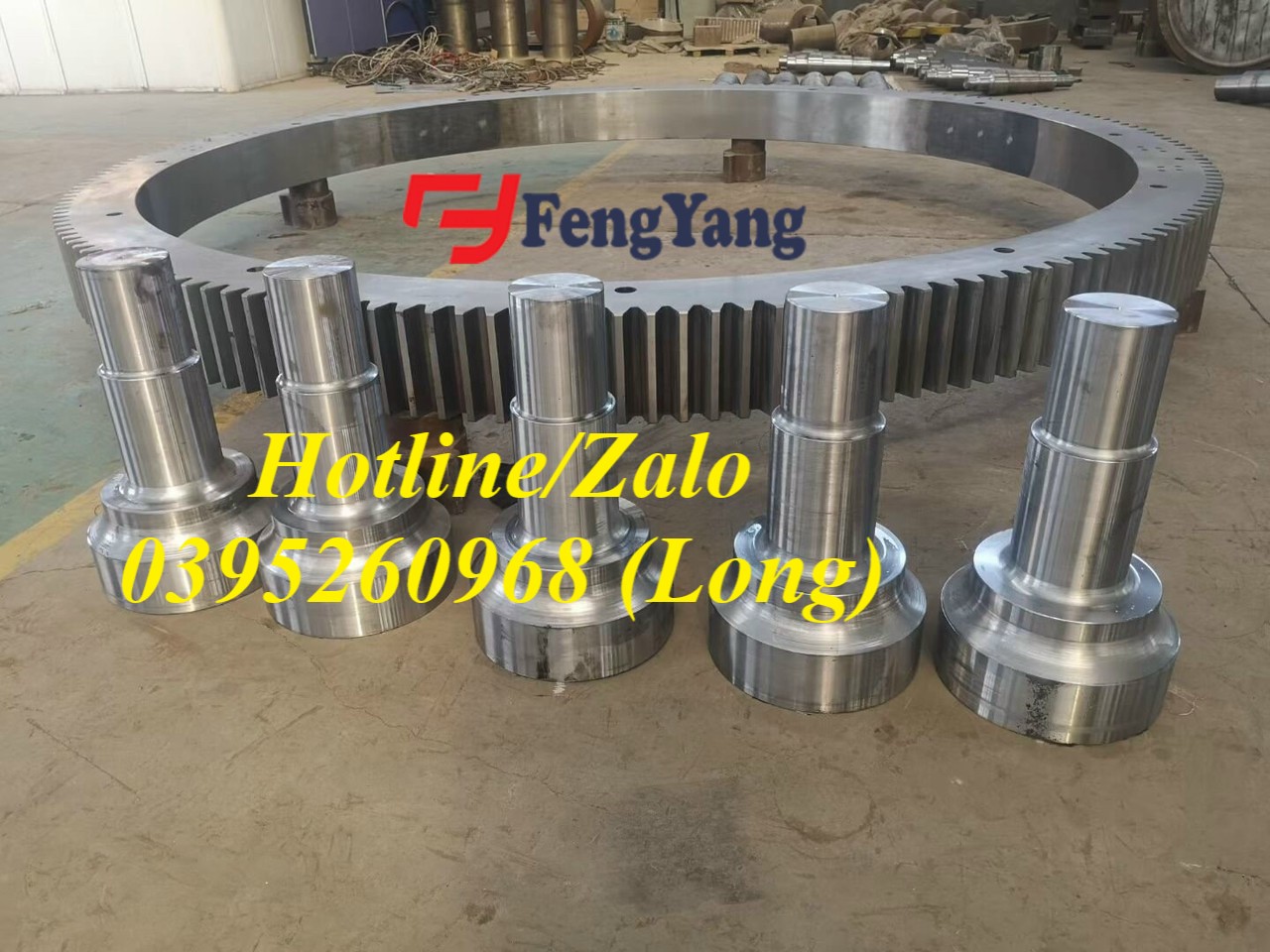 Vòng Rèn bề mặt thô hoặc tiện sáng, đảm bảo độ cứng, dung sai...