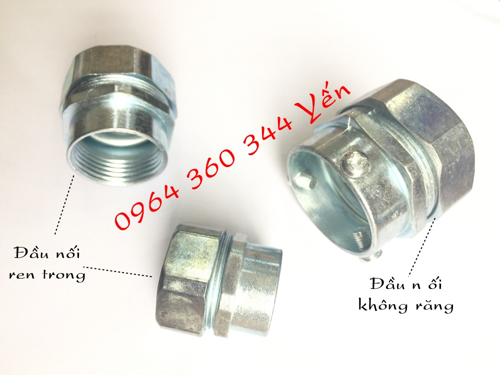 Phụ kiện ống ruột gà lõi thép với box điện, máng cáp kín nước