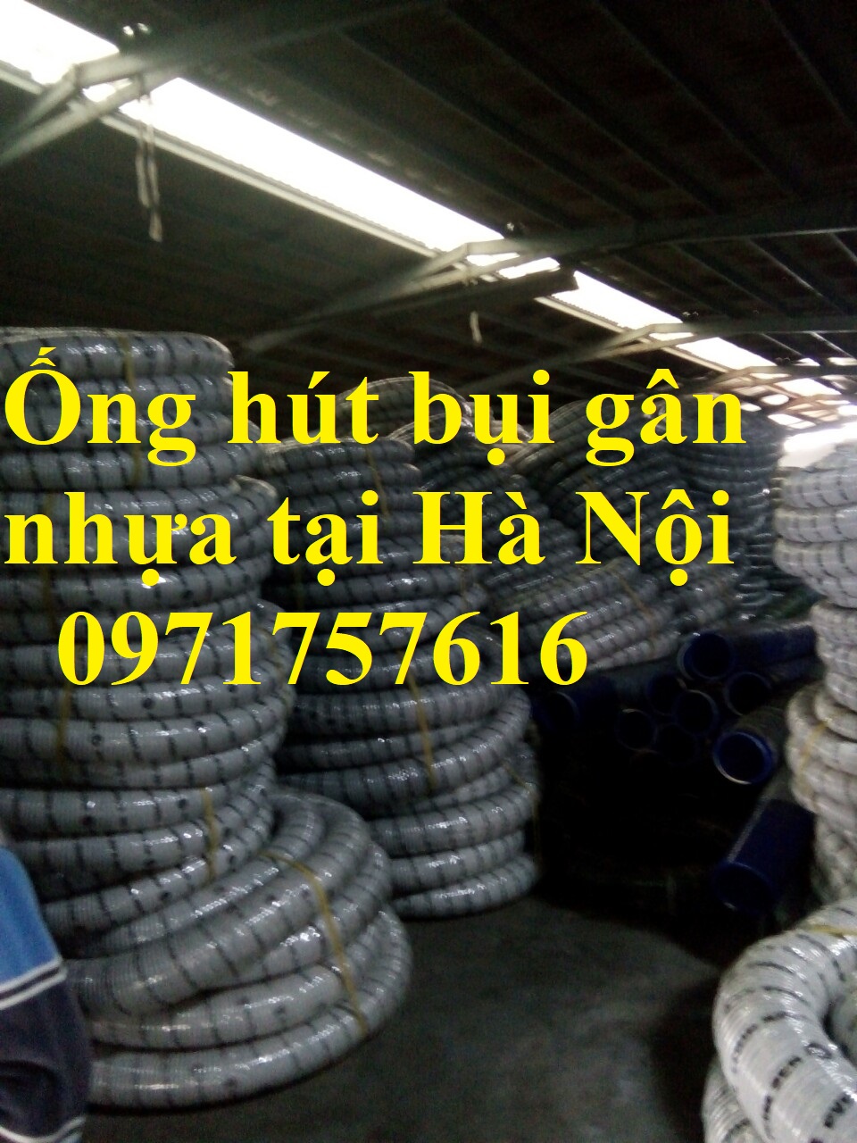 Báo giá ống hút bụi gân nhựa ,ống hút bụi gân thép 