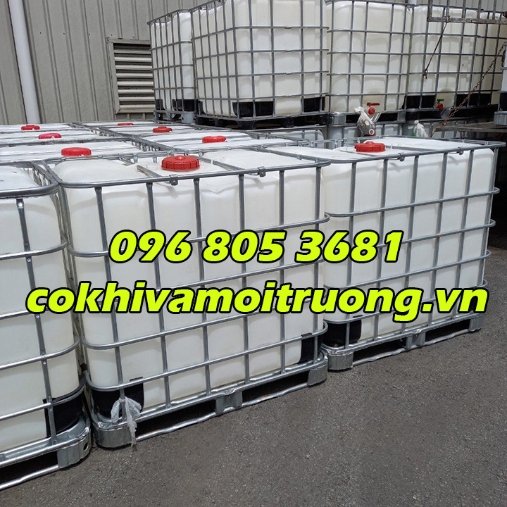 Tank nhựa ibc 1000l - sử dụng chưa thực phẩm, hóa chất....