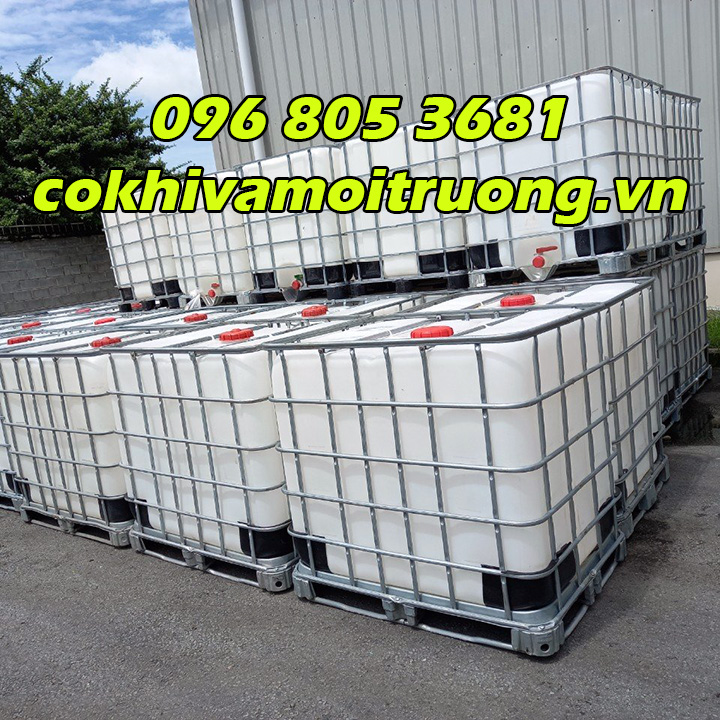 Tank nhựa ibc 1000l - sử dụng chưa thực phẩm, hóa chất....