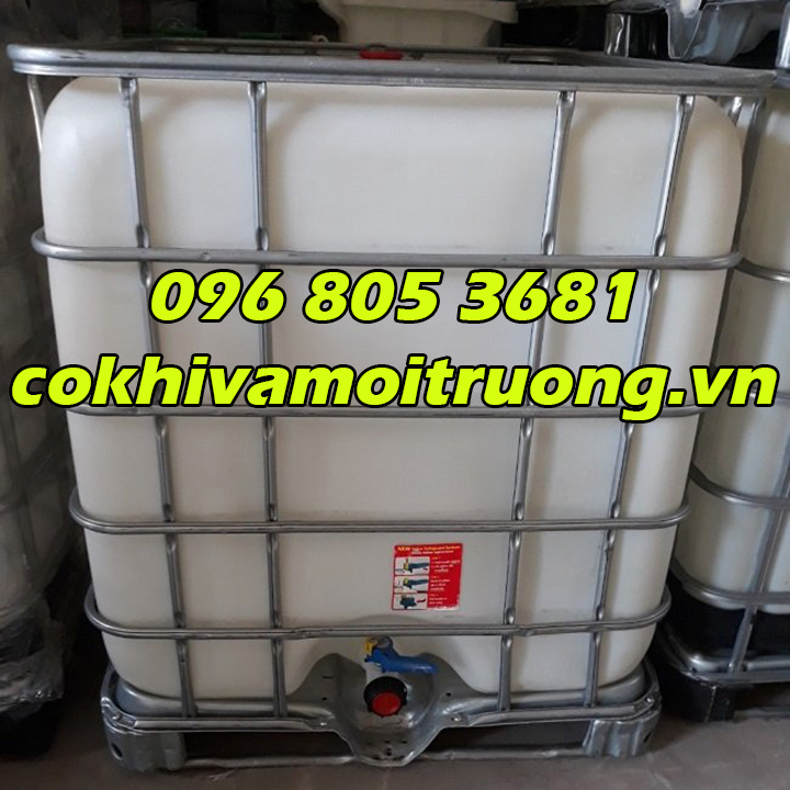 Tank nhựa ibc 1000l - sử dụng chưa thực phẩm, hóa chất....