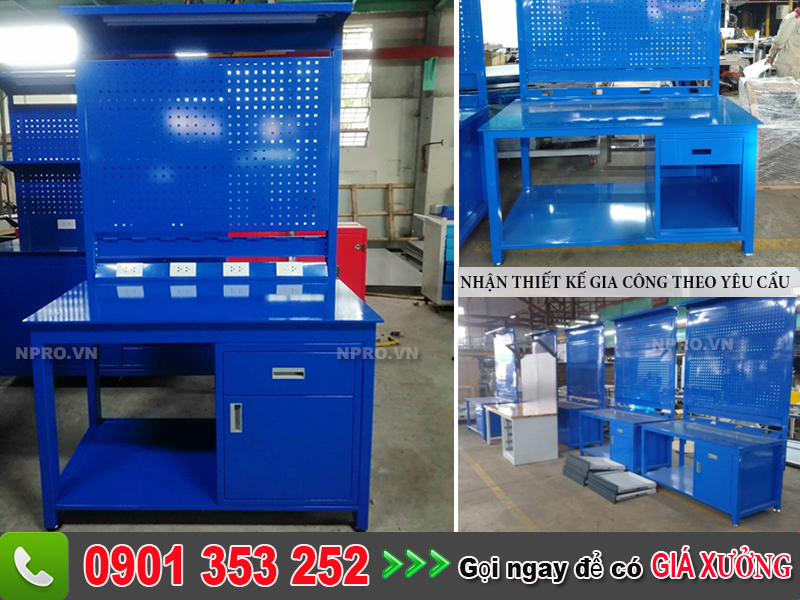 Bàn cơ khí thao tác nguội giá xưởng NPRO