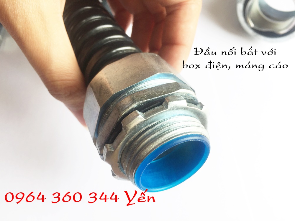 Ống luồn dây điện lõi thép bọc nhựa PVC đen giá rẻ