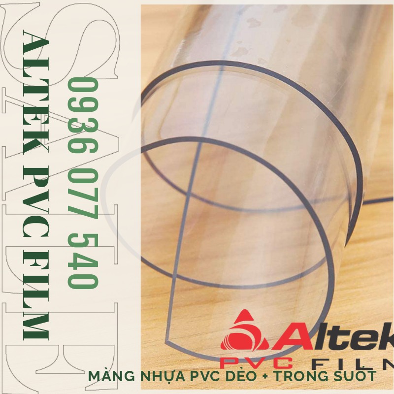 Màng nhựa PVC dẻo trong suốt - Clear PVC Film - Altek PVC Film