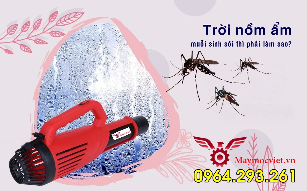 [Mua 1 tặng 1] Máy phun thuốc muỗi Turbo BA6 gắn bình xịt điện 12V