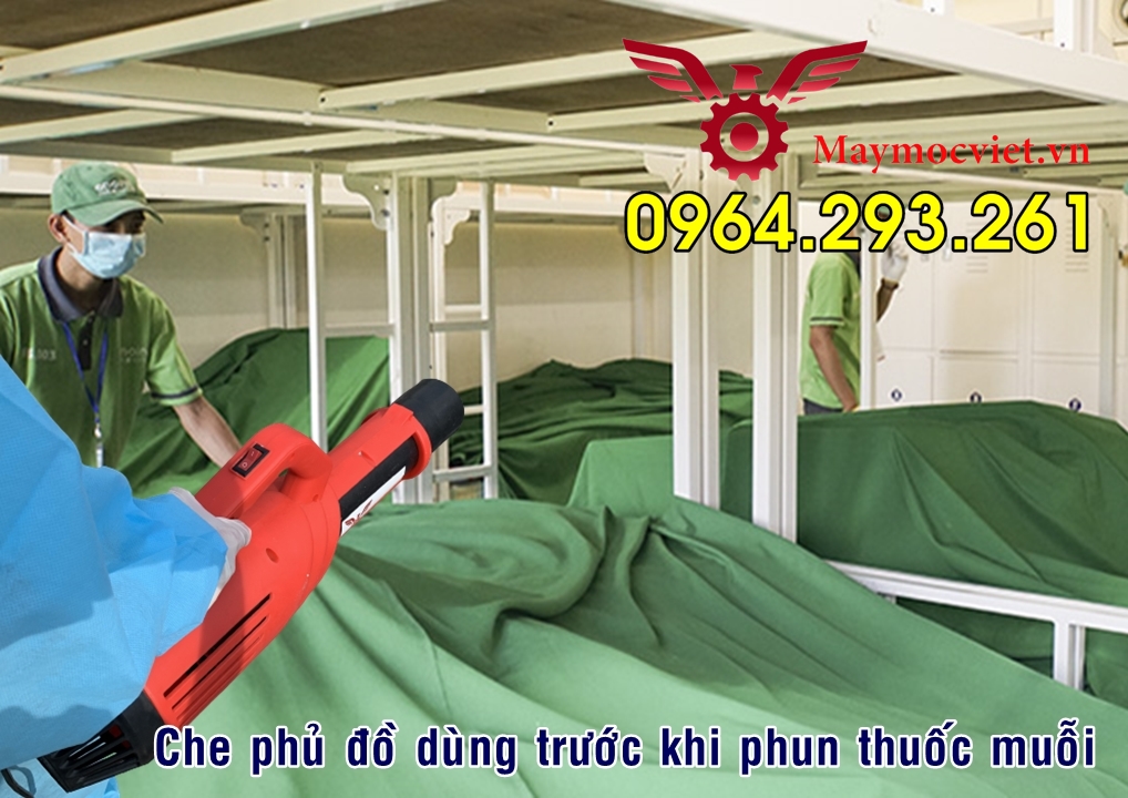 [Mua 1 tặng 1] Máy phun thuốc muỗi Turbo BA6 gắn bình xịt điện 12V