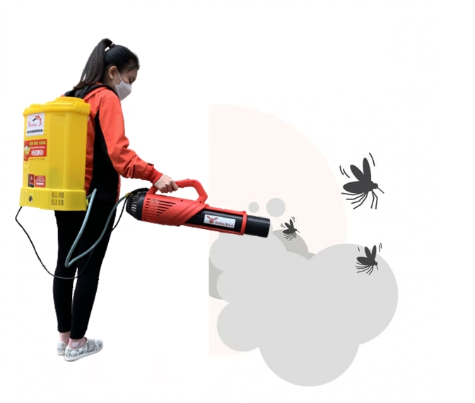 [Mua 1 tặng 1] Máy phun thuốc muỗi Turbo BA6 gắn bình xịt điện 12V
