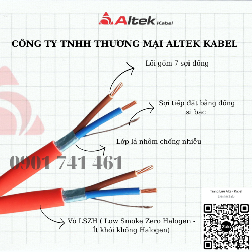 Nhà phân phối cáp chống cháy nhập khẩu sẵn kho