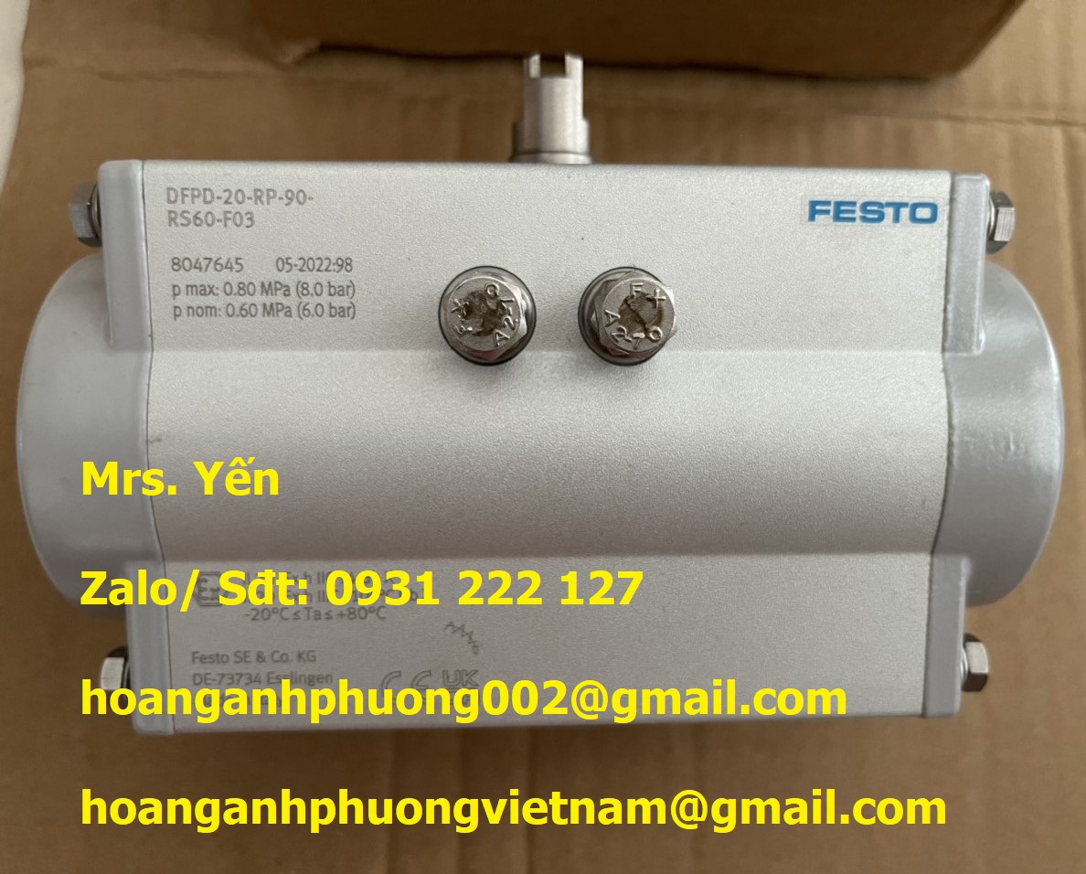 DFPD-RP-90-RS60-F03 FESTO THIẾT BỊ TRUYỀN ĐỘNG QUAY VÒNG