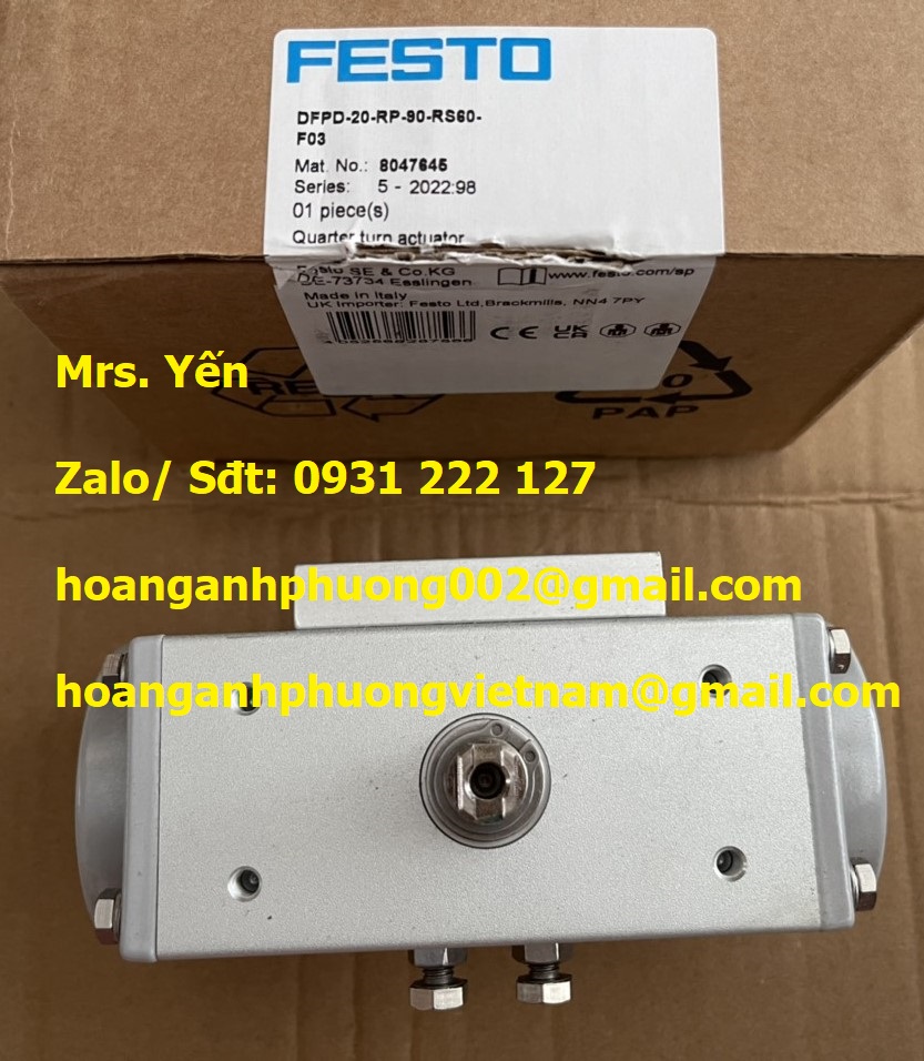 DFPD-RP-90-RS60-F03 FESTO THIẾT BỊ TRUYỀN ĐỘNG QUAY VÒNG