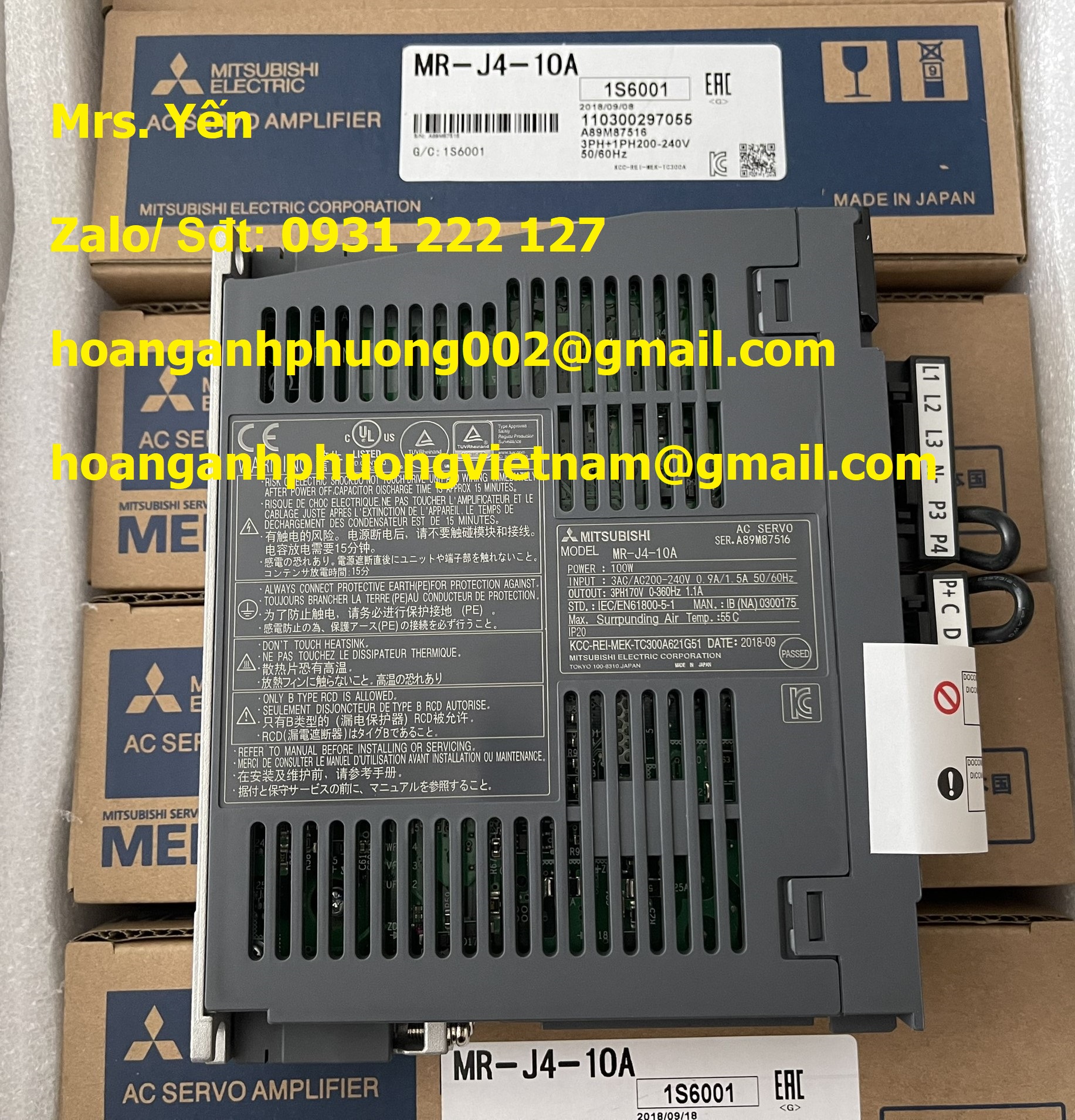 MR-J4-10A  Chuyên hàng Mitsubishi nhập khẩu và theo máy