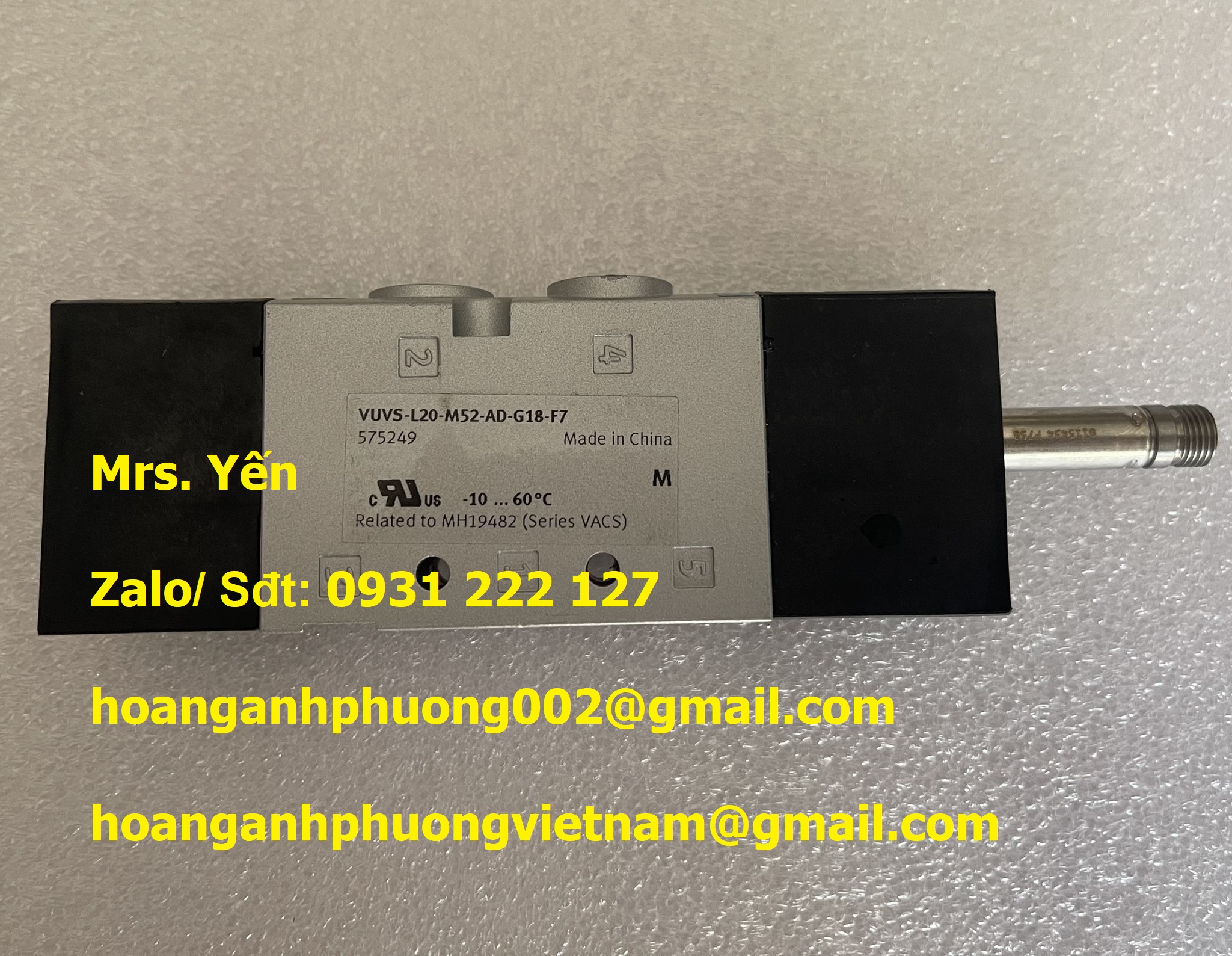 VUVS-L20-AD-G18-F7  FESTO  HOÀNG ANH PHƯƠNG