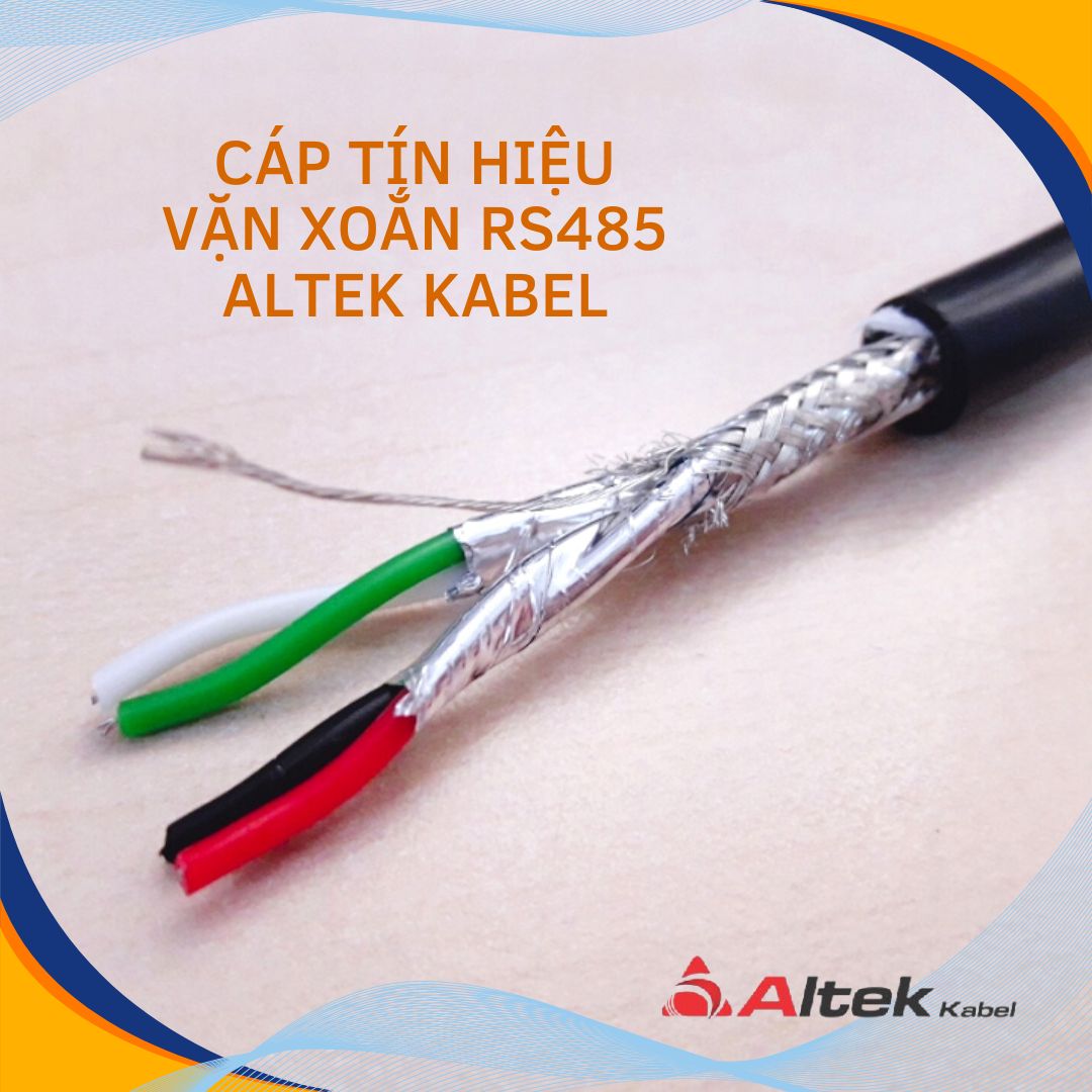 Cáp tín hiệu vặn xoắn RS485 1pair / 2pair ALTEK KABEL