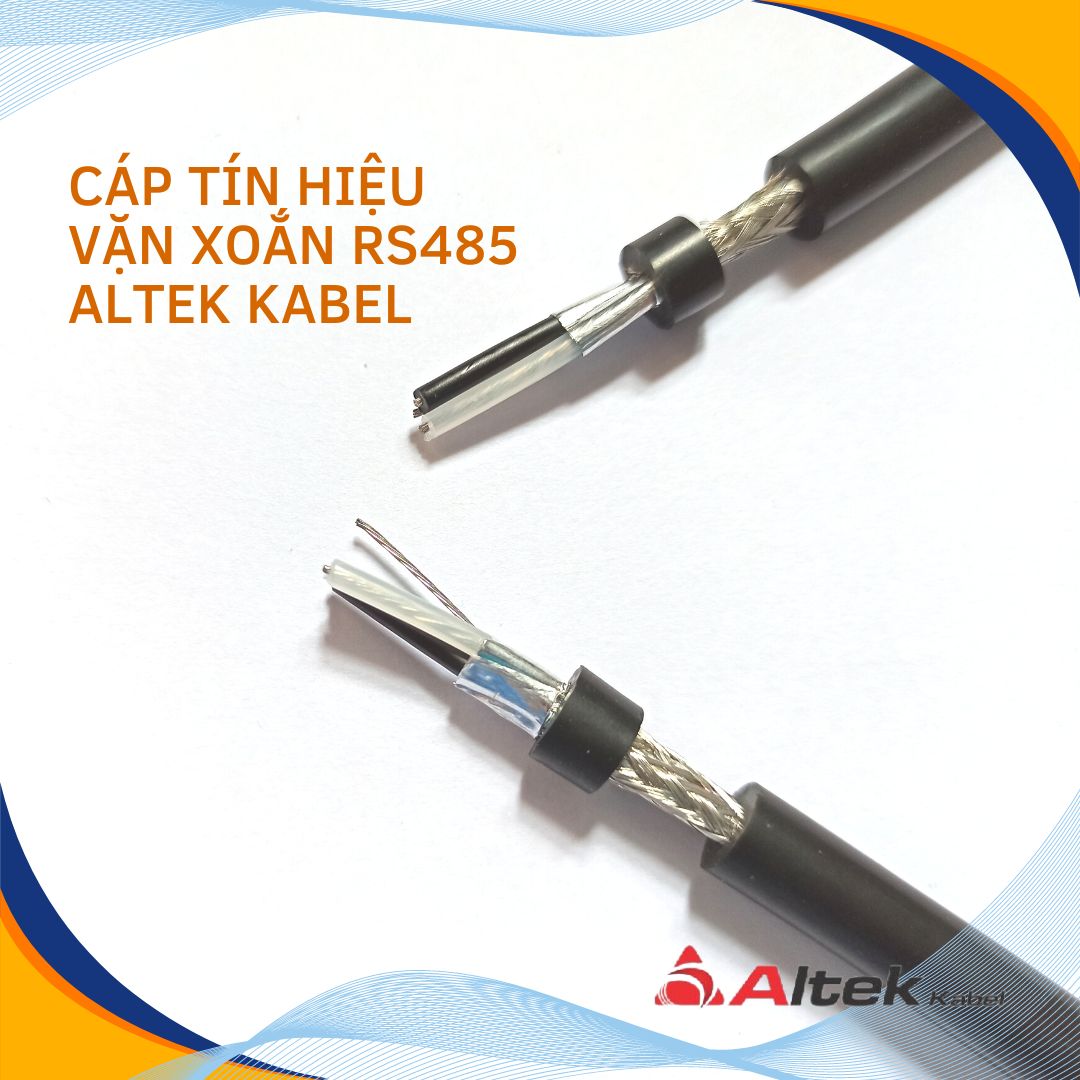 Cáp tín hiệu vặn xoắn RS485 1pair / 2pair ALTEK KABEL
