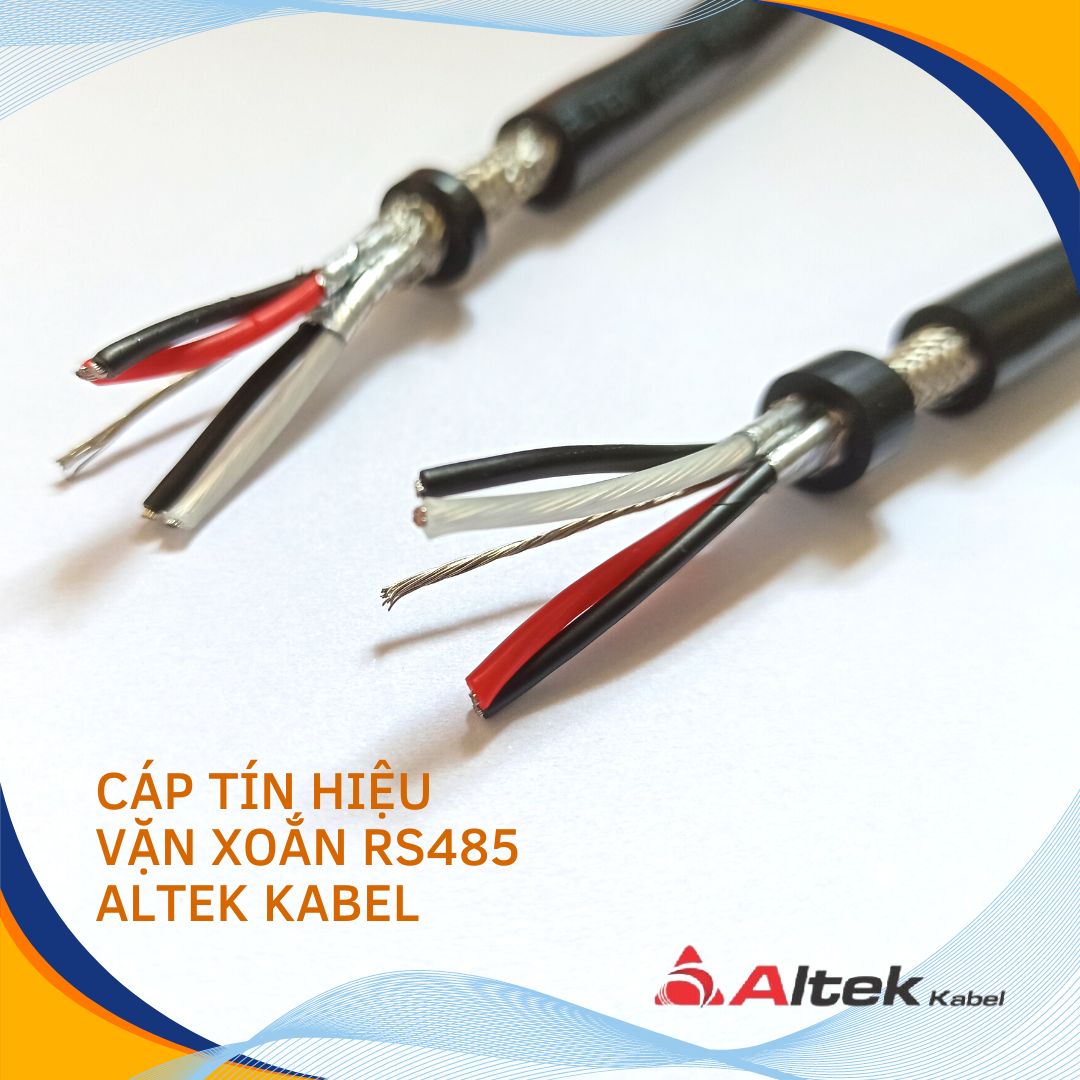 Cáp tín hiệu vặn xoắn RS485 1pair / 2pair ALTEK KABEL