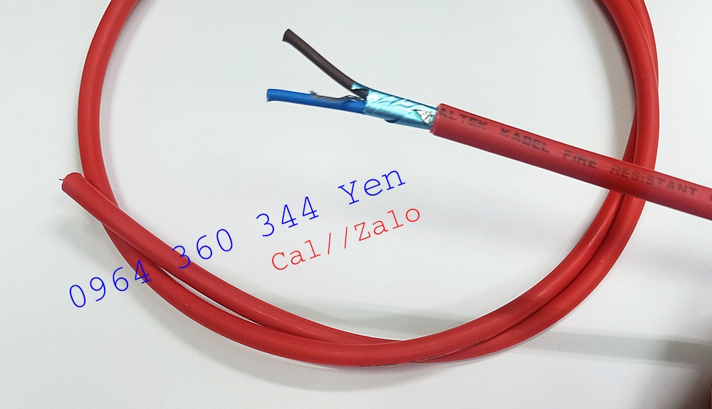 Cáp tín hiệu chống cháy chống nhiễu Altek Kabel 2 lõi vặn xoắn