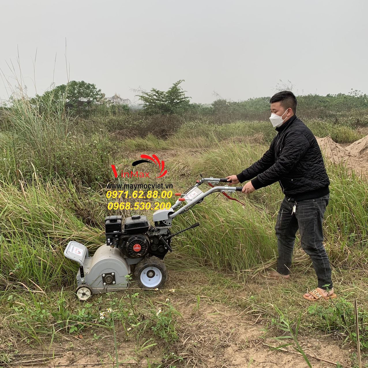 Máy cắt cỏ trục băm Kawasaki VMTB70 miễn phí chuyển hàng toàn quốc