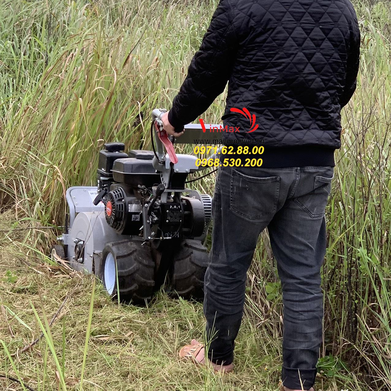 Máy cắt cỏ trục băm Kawasaki VMTB70 miễn phí chuyển hàng toàn quốc