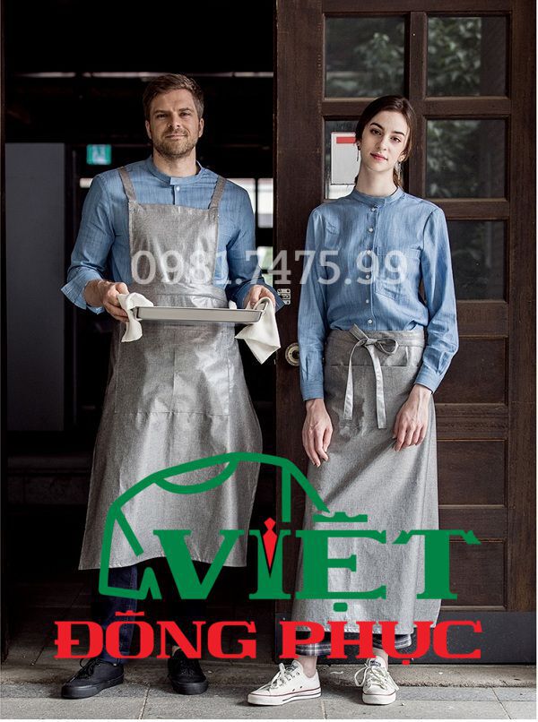 Xưởng may đồng phục nhân viên phục vụ bàn thời trang, giá rẻ