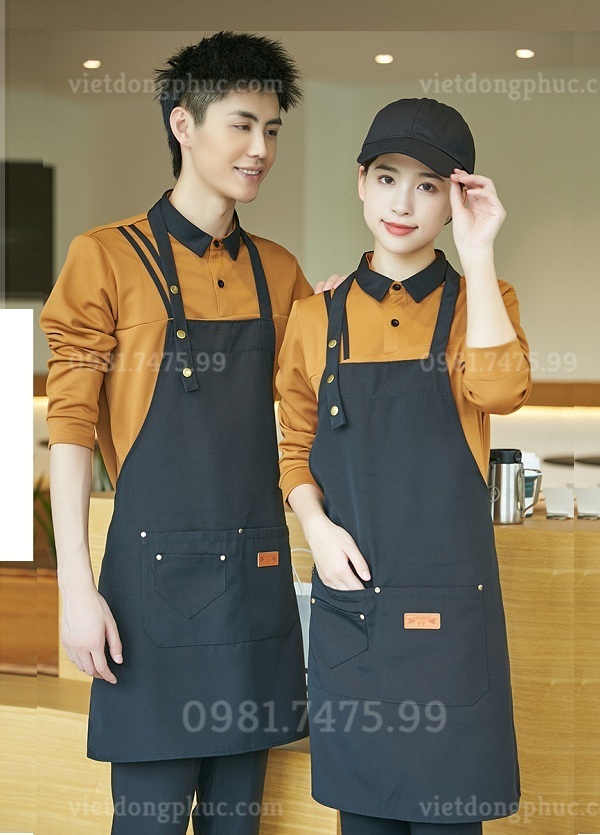 Xưởng may đồng phục nhân viên phục vụ bàn thời trang, giá rẻ