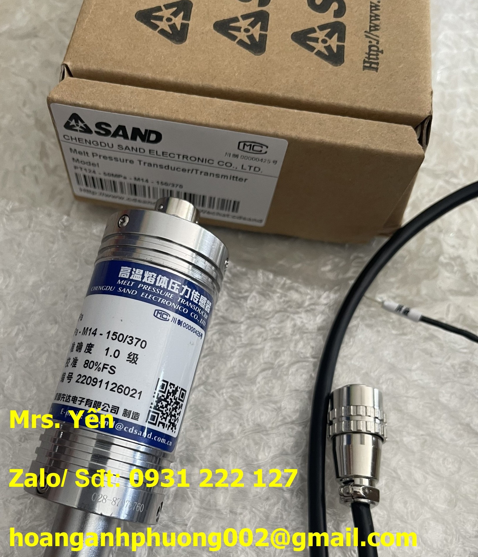 Chuyên nhập khẩu SAND giá tốt  PT124-50MPa-M14-150/370