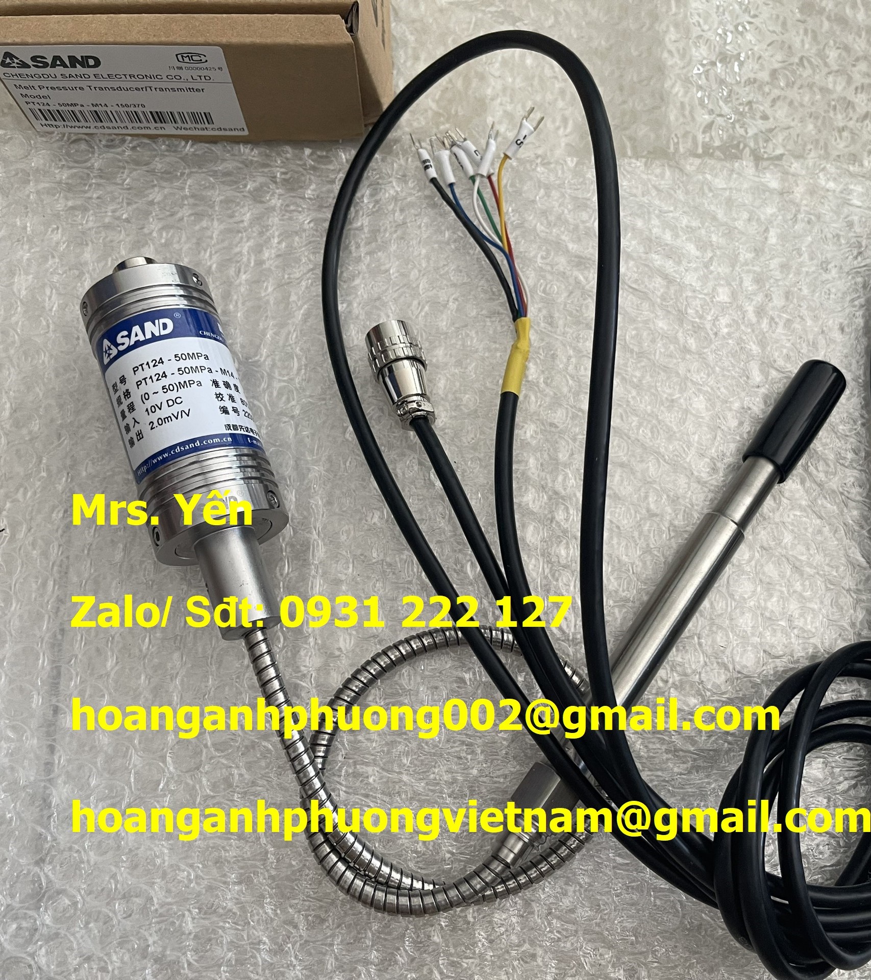 Chuyên nhập khẩu SAND giá tốt  PT124-50MPa-M14-150/370