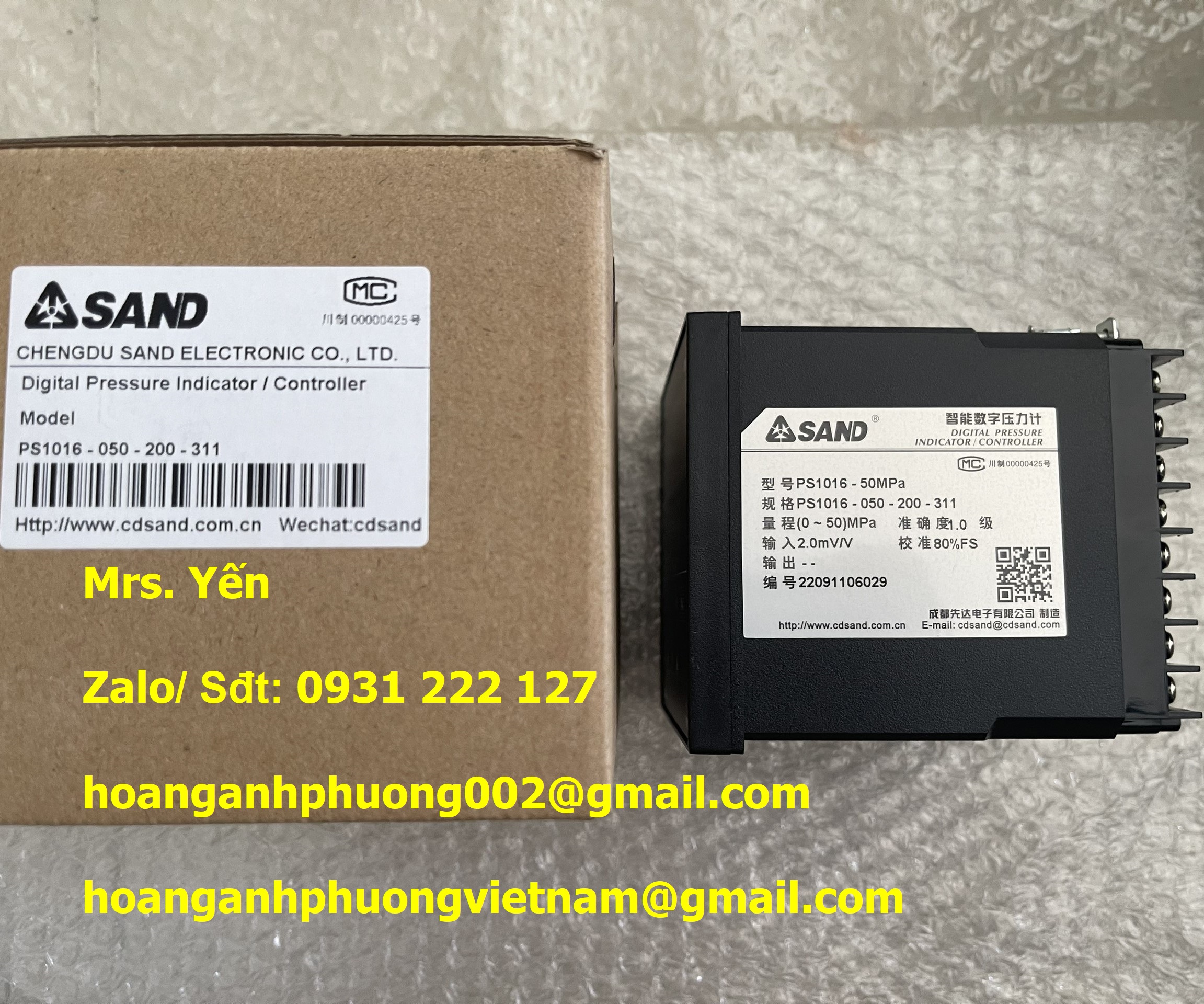 Chuyên nhập khẩu SAND chính hãng giá tốt  PS1016-050-200-311