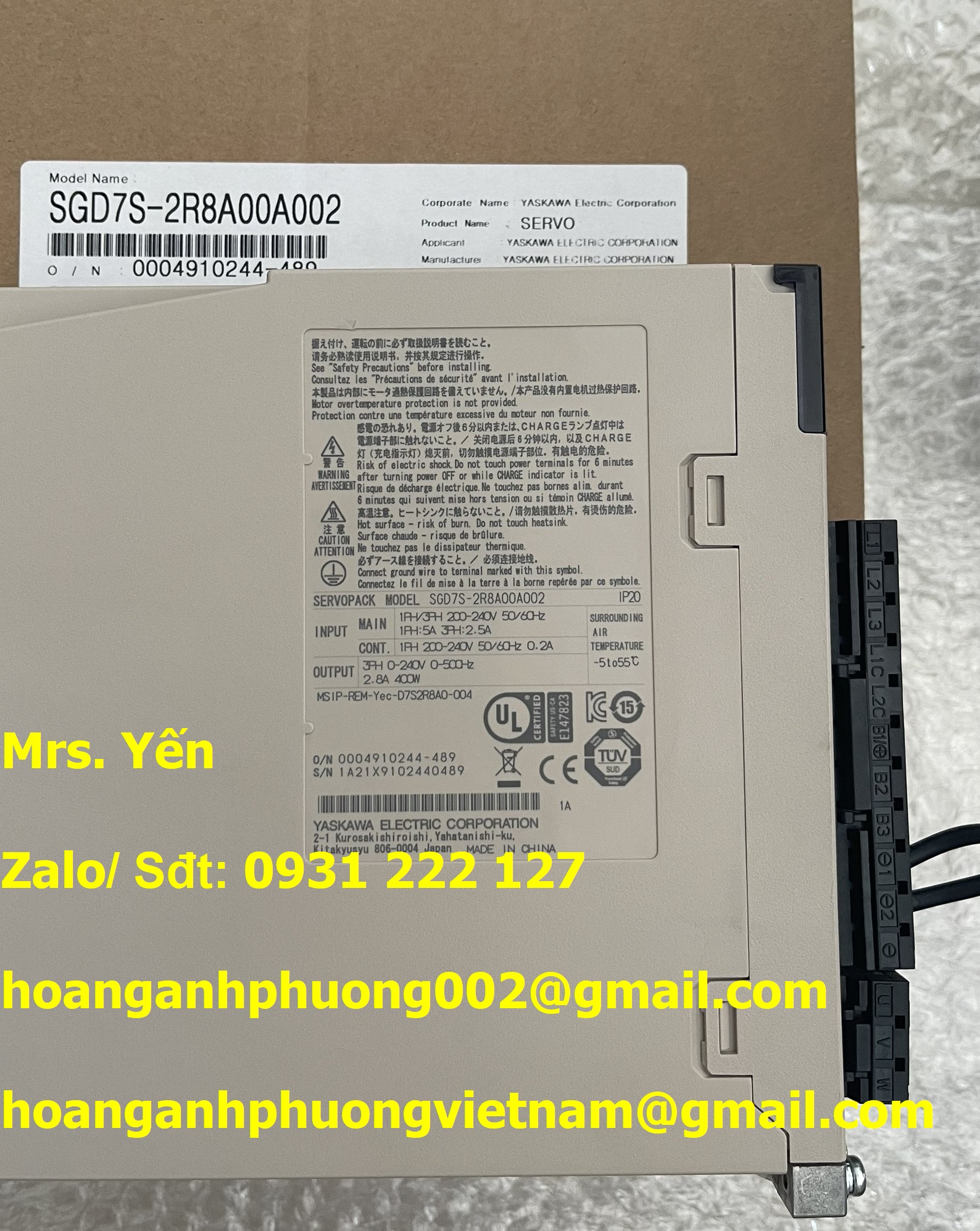 PANASONIC chính hãng giá tốt toàn quốc  SGD7S-2R8A00A002