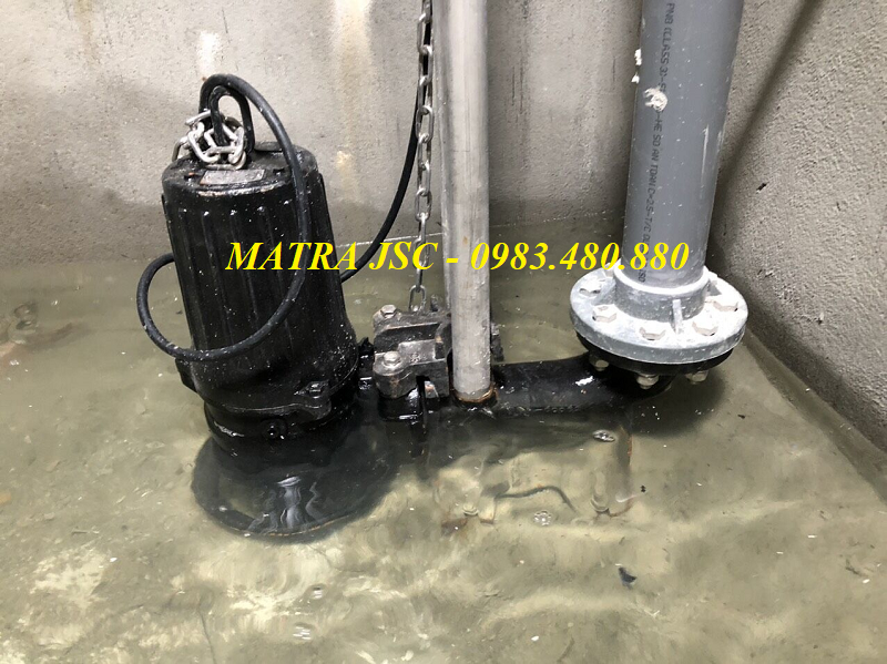 Cung cấp bơm chìm nước thải cánh cắt 100C42.2 chất lượng giá tốt