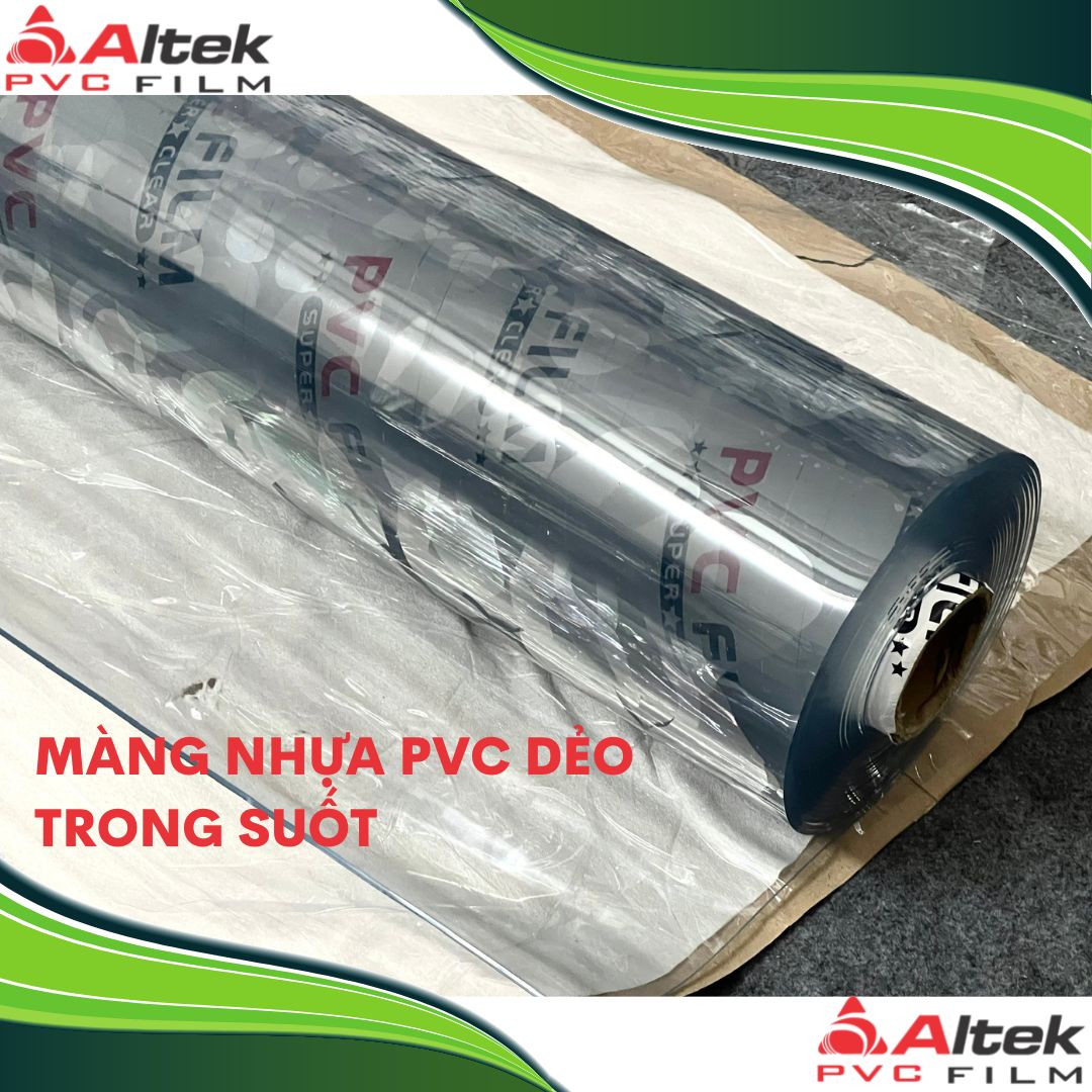 Màng nhựa PVC dẻo trong suốt khổ lớn ALTEK PVC FILM