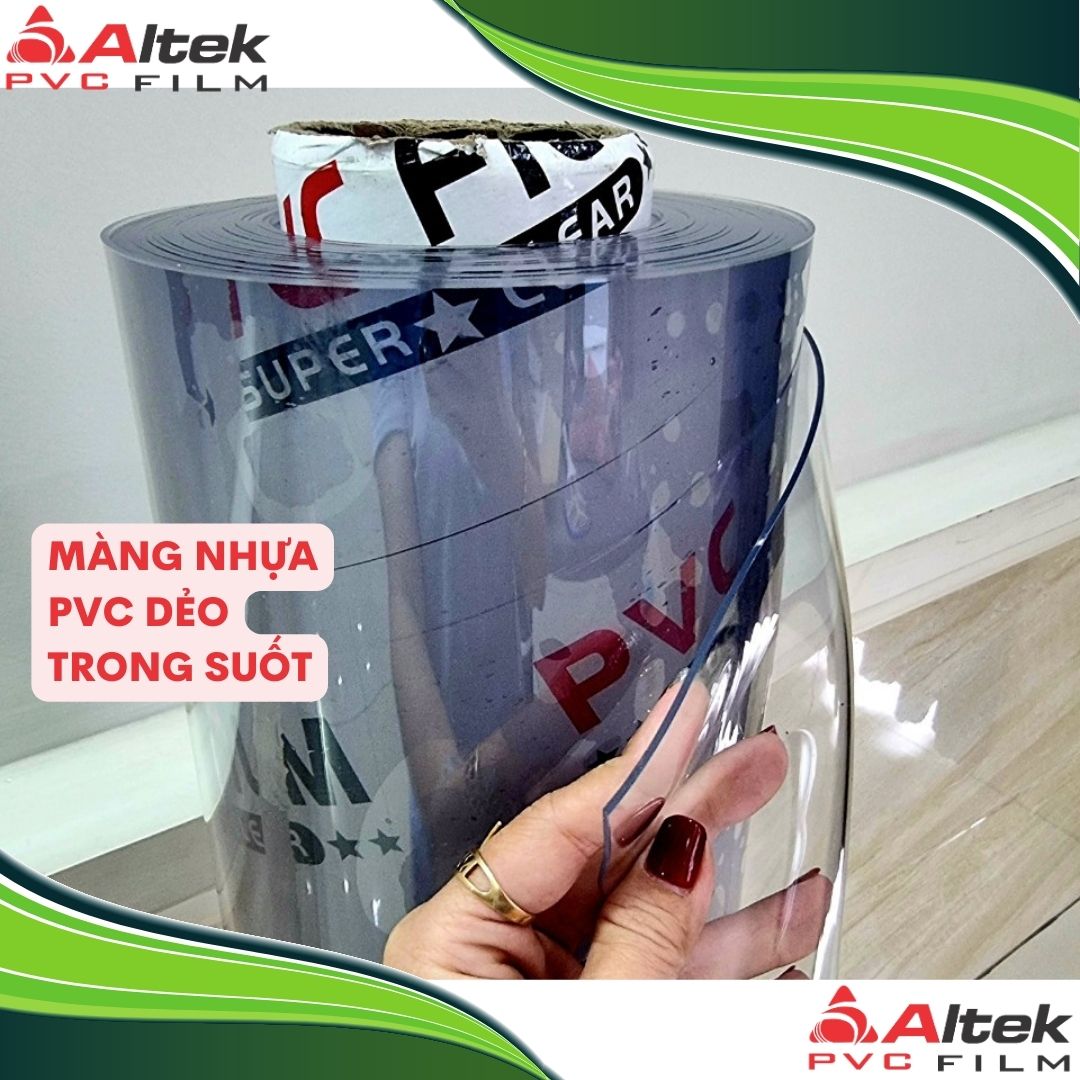 Màng nhựa PVC dẻo trong suốt khổ lớn ALTEK PVC FILM