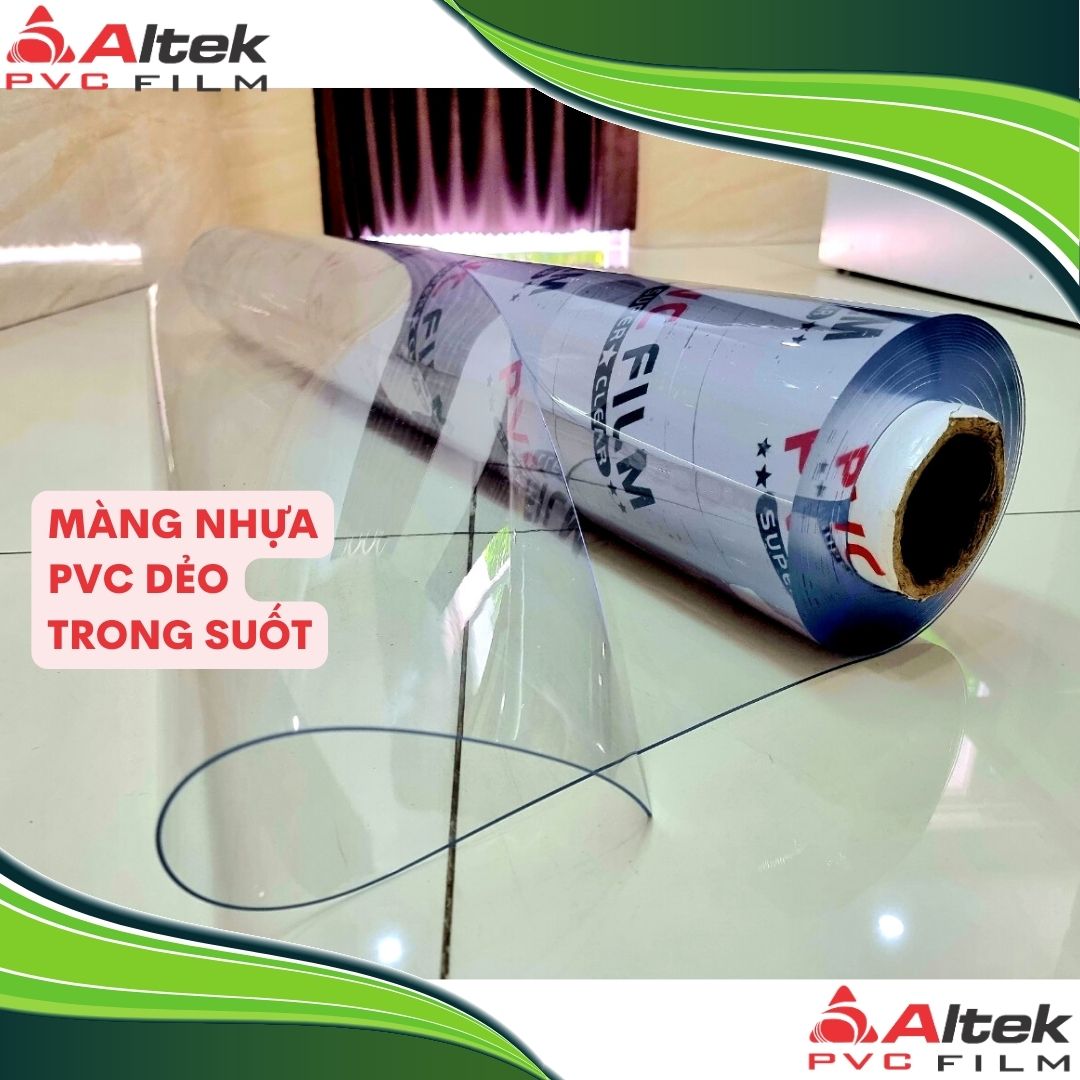 Màng nhựa PVC dẻo trong suốt khổ lớn ALTEK PVC FILM