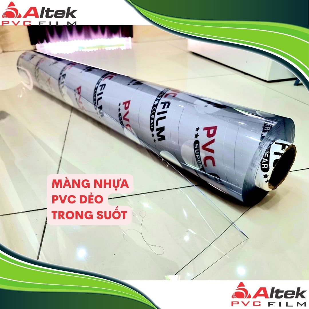 Màng nhựa PVC dẻo trong suốt khổ lớn ALTEK PVC FILM