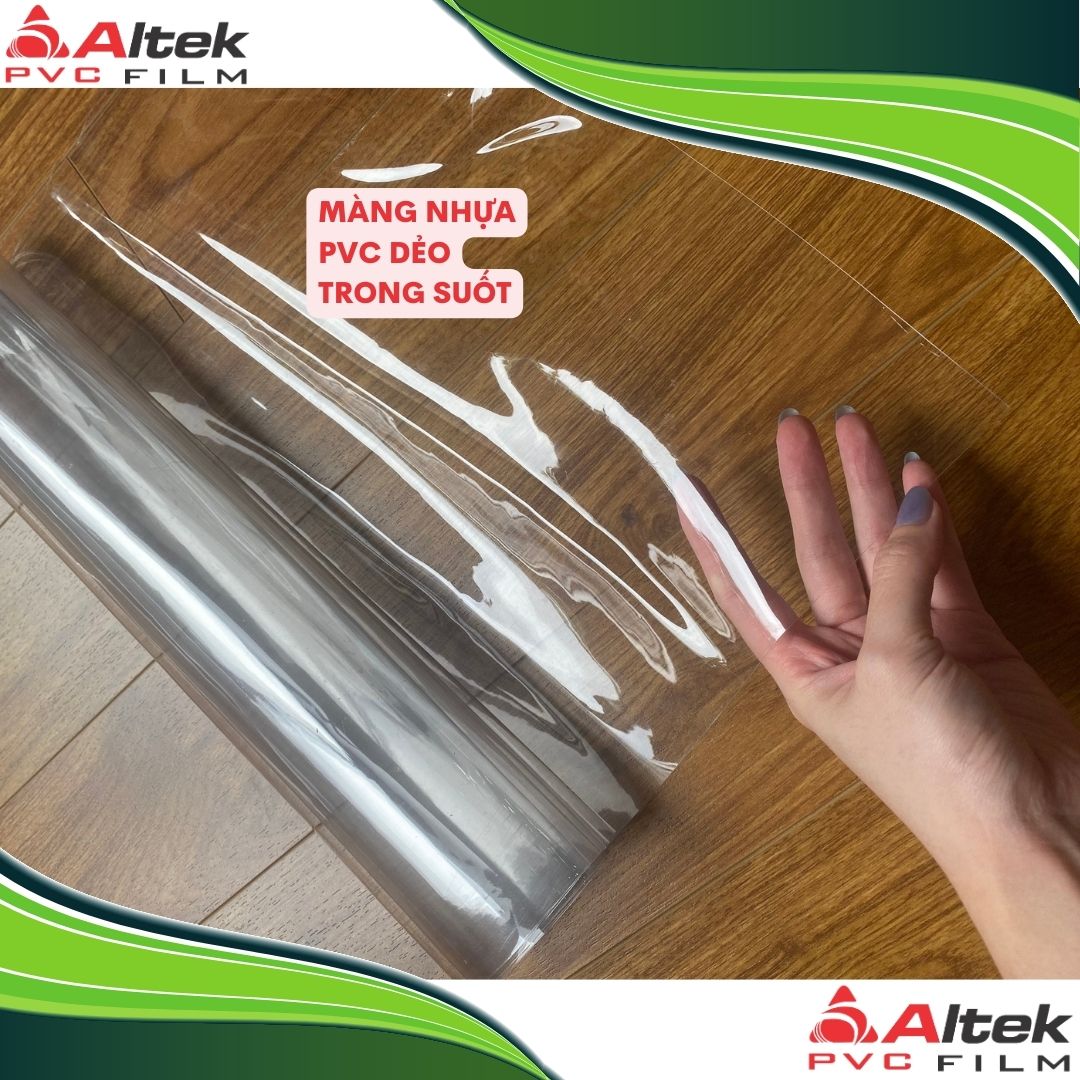 Màng nhựa PVC dẻo trong suốt khổ lớn ALTEK PVC FILM
