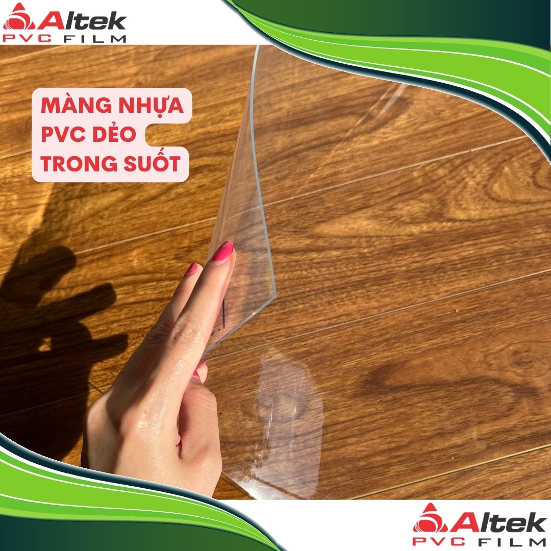 Màng nhựa PVC dẻo trong suốt khổ lớn ALTEK PVC FILM