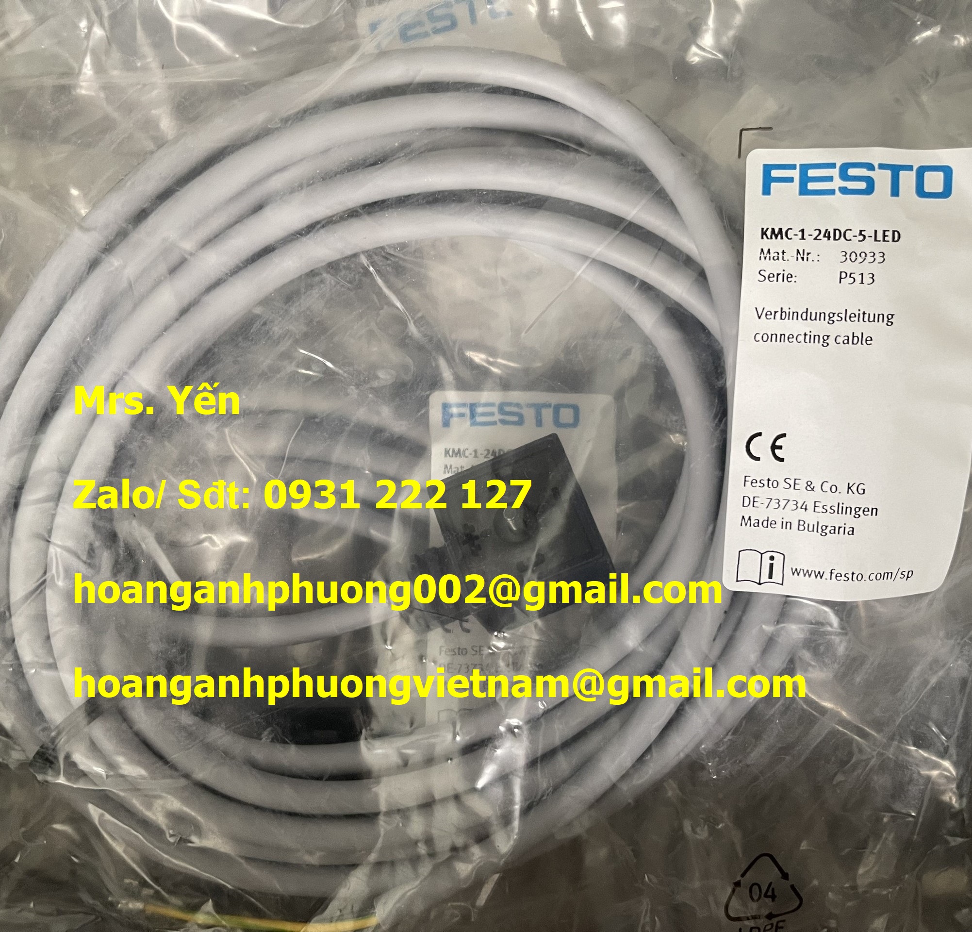 KMV-1-24VDC-2,5-LED  FESTO NHẬP KHẨU TRỰC TIẾP MỚI 100%
