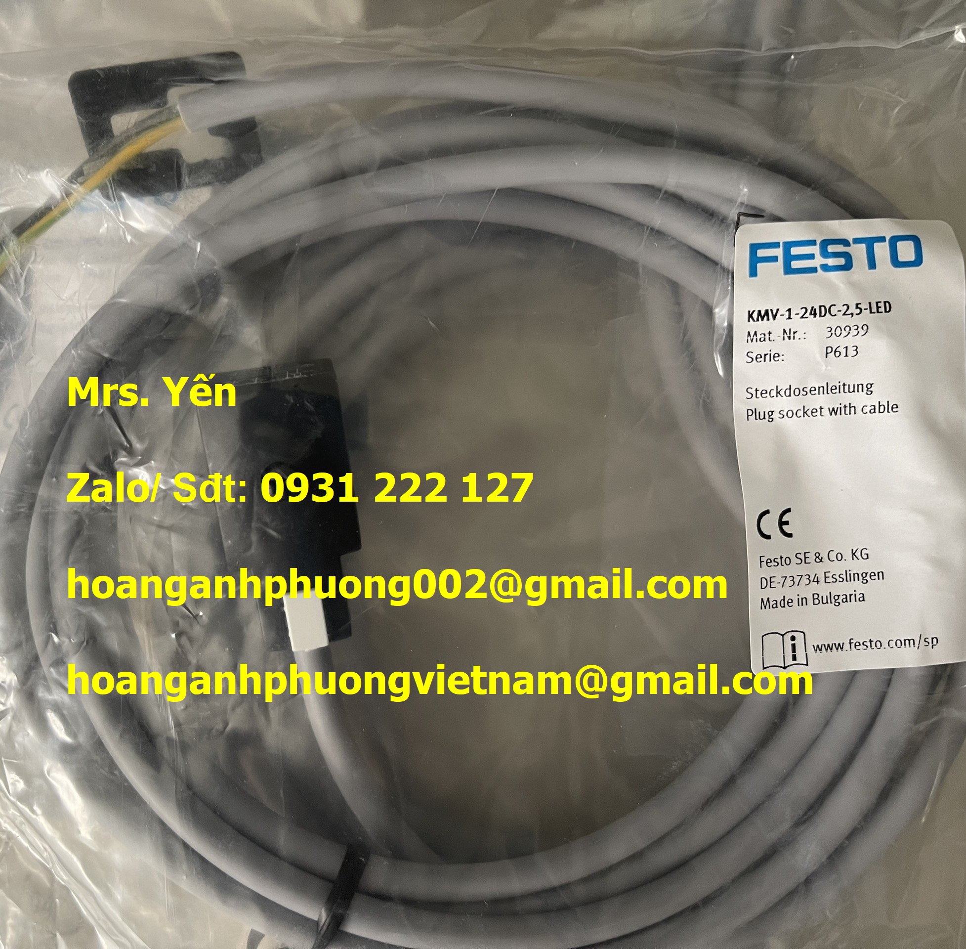 KMV-1-24VDC-2,5-LED  FESTO NHẬP KHẨU TRỰC TIẾP MỚI 100%