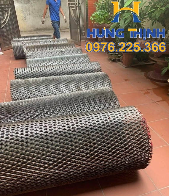 Giá lưới mắt cáo, lưới thép hình thoi, lưới thép dập giãn