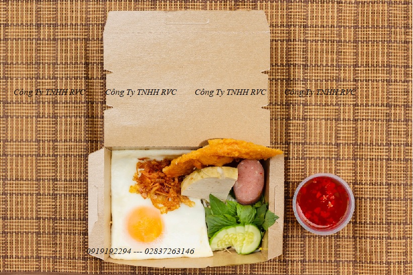 Hộp giấy đựng thức ăn chất lượng giá sỉ tại thủ đức