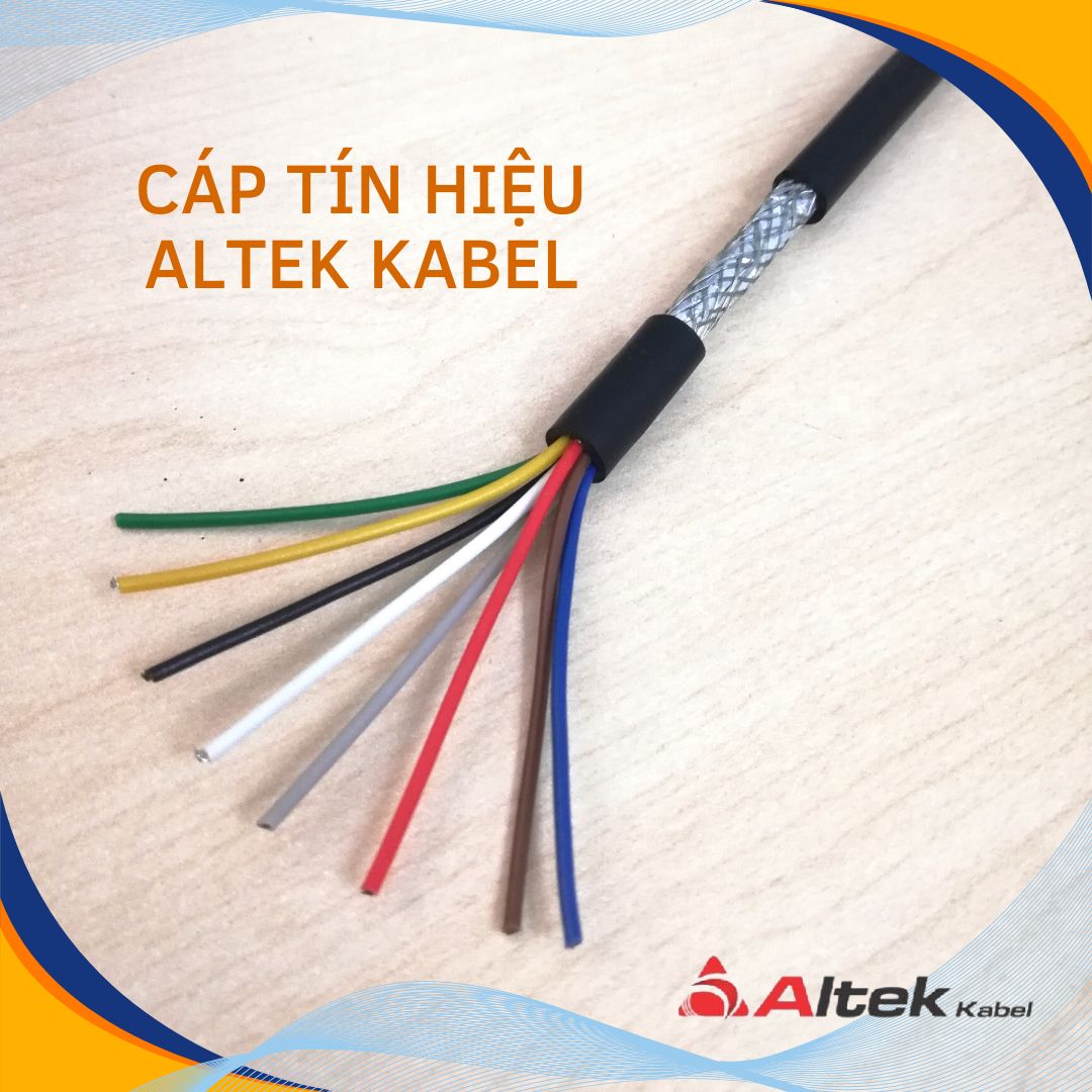 Cáp tín hiệu chống nhiễu ALTEK KABEL 2/4/6/8 lõi x 0.22mm