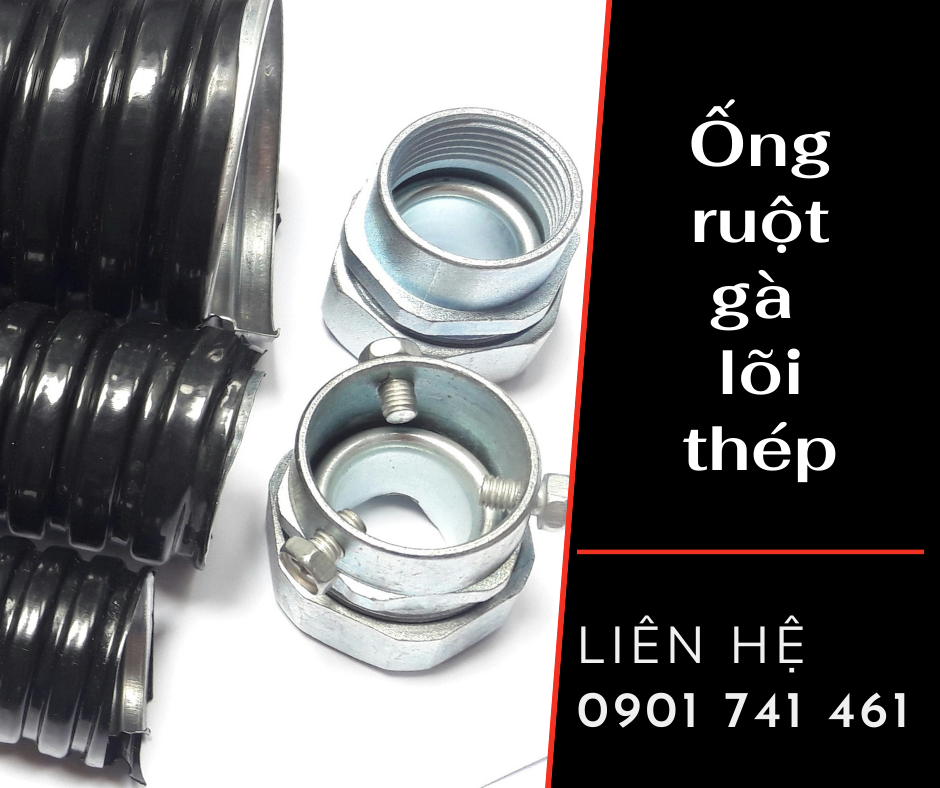 Ống ruột gà lõi thép phi 3/8 (ID 13 - OD 16)