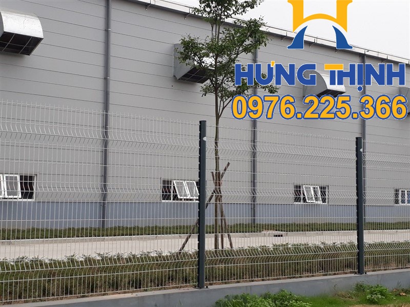 Thi công hàng rào lưới thép hàn,hàng rào sơn tĩnh điện,hàng rào mạ kẽm