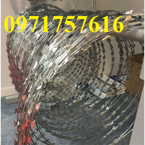 Dây kẽm gai hình dao chống trộm,kẽm gai lưới dao