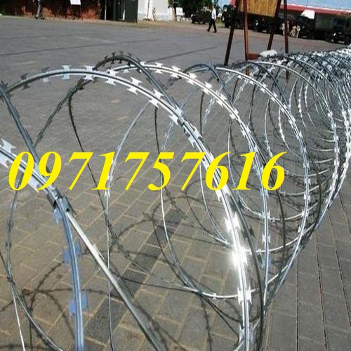 Dây kẽm gai hình dao chống trộm,kẽm gai lưới dao