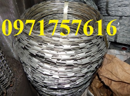 Dây kẽm gai hình dao chống trộm,kẽm gai lưới dao