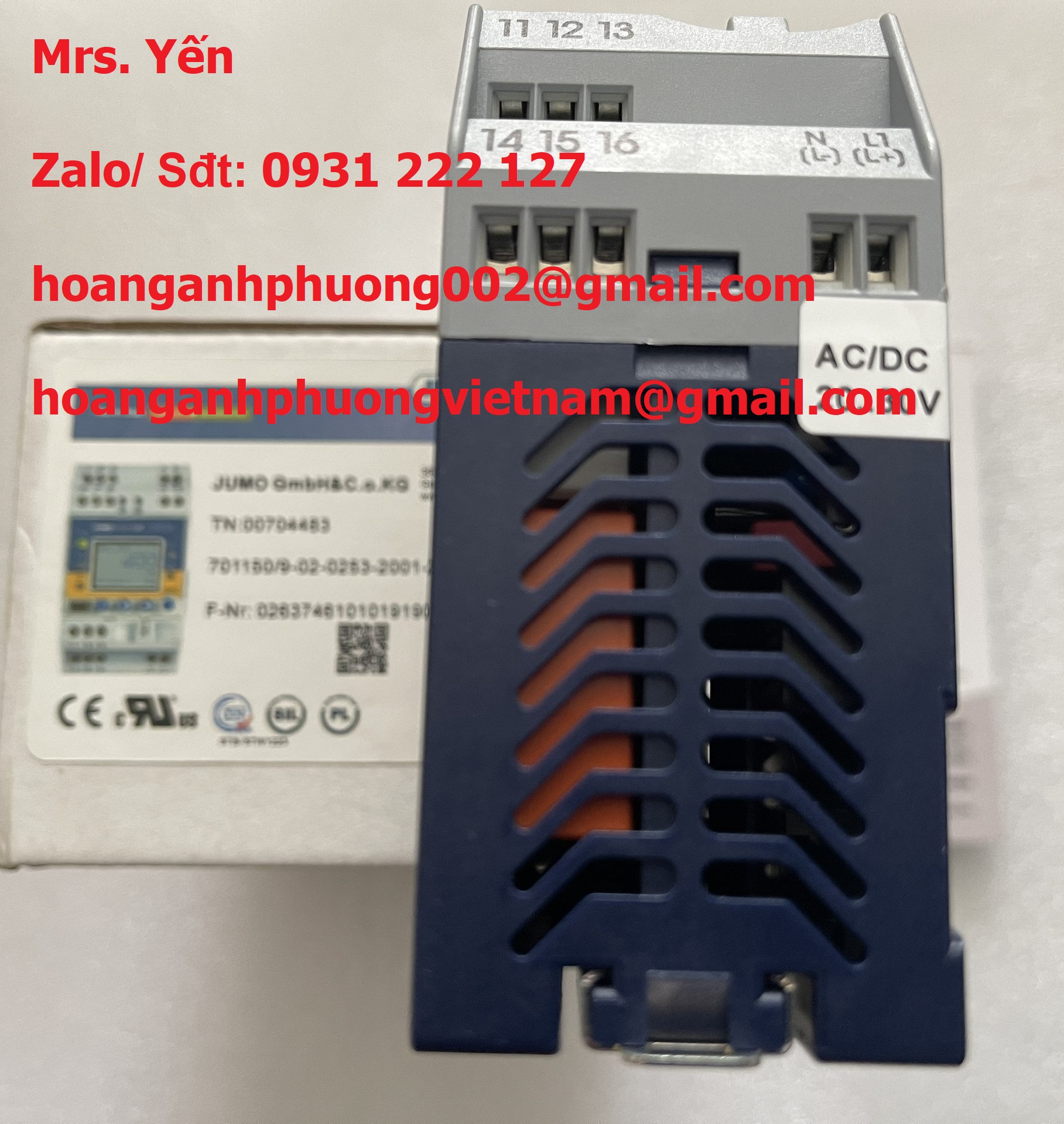 701150/8-01-0253-2001-25/005  JUMO CHÍNH HÃNG MỚI 100%