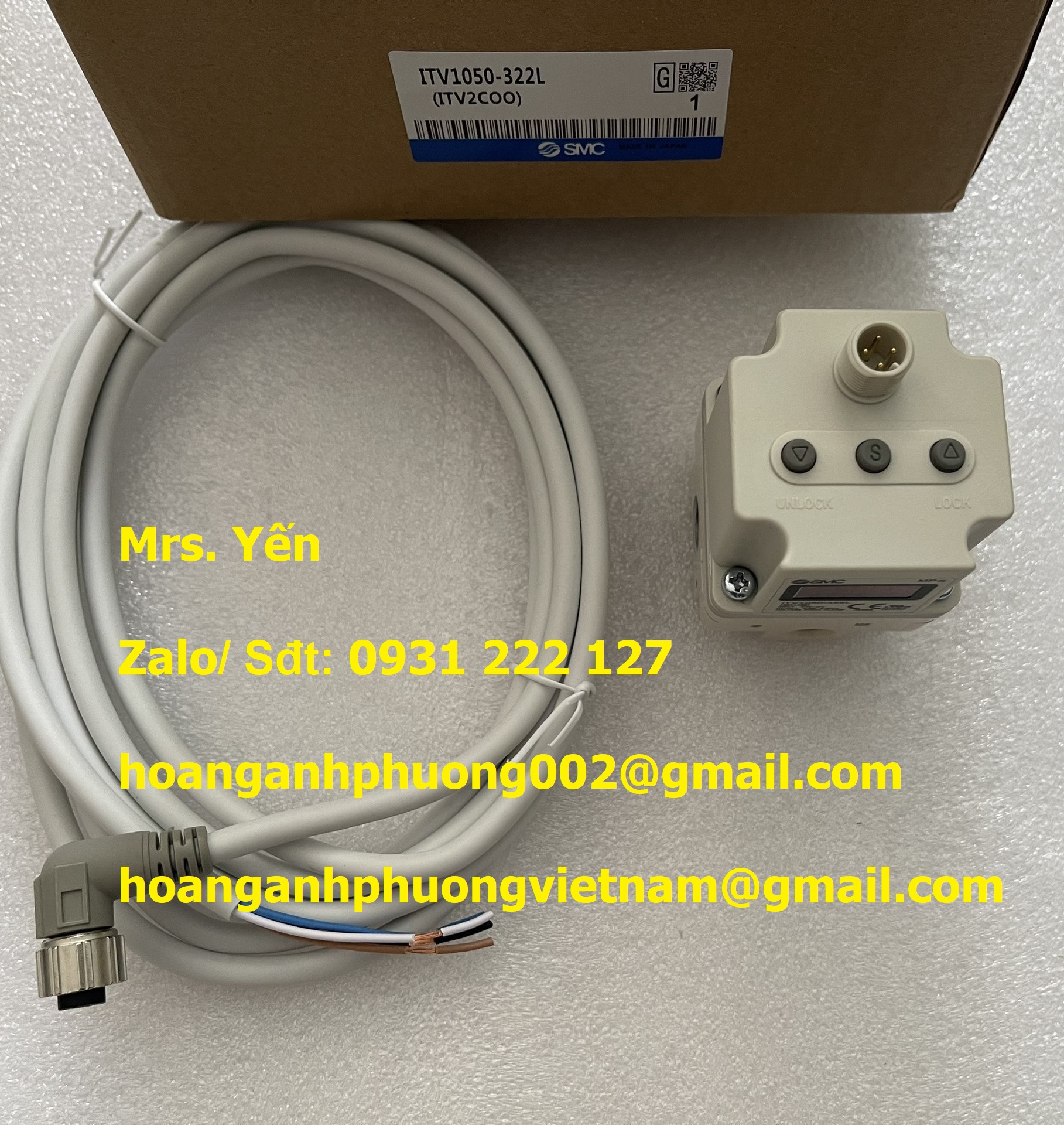 ITV1050-322L Van điều áp SMC chính hãng, mới 100%, nhập khẩu